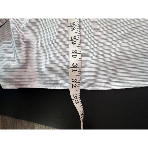 Realtree Fishing Mens 2XL Striped Long Sleeve Button-Up Shirt Lightweight Polyes - Picture 9 of 13